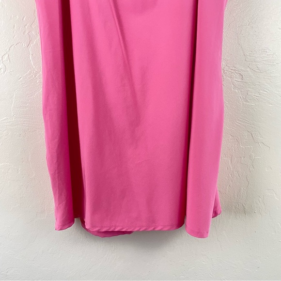 Abercrombie & Fitch XXL Flamingo Pink Spaghetti Strap Lined Athletic Mini Dress - Picture 4 of 8